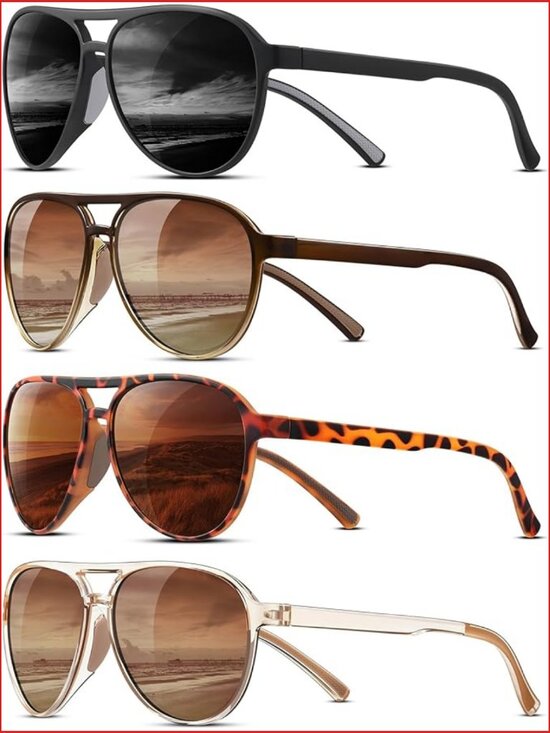 UV400 Polarized Aviator Sunglasses for Women Men Sport Style main image 6